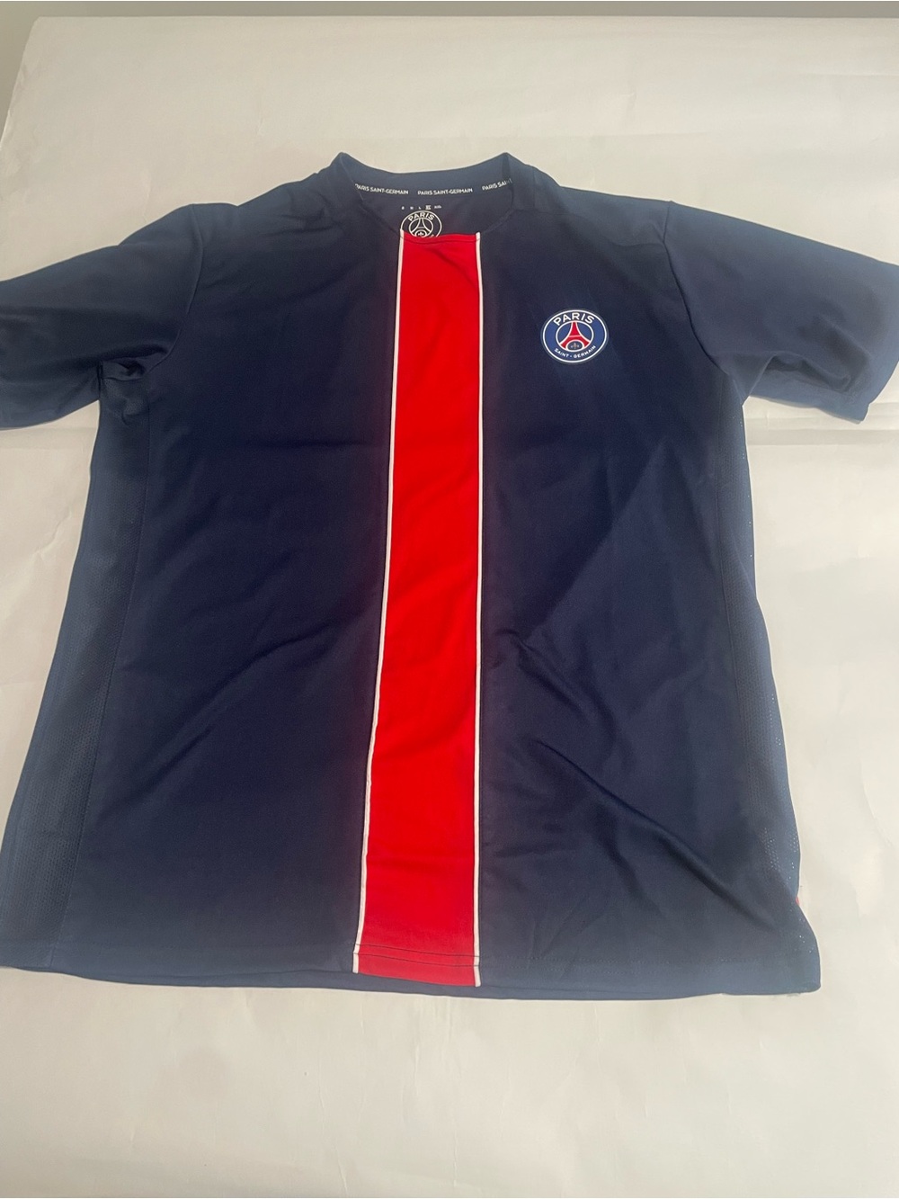 Paris Saint-Germain PSG Men's Navy Blue & Red Soccer Jersey Size X-Large